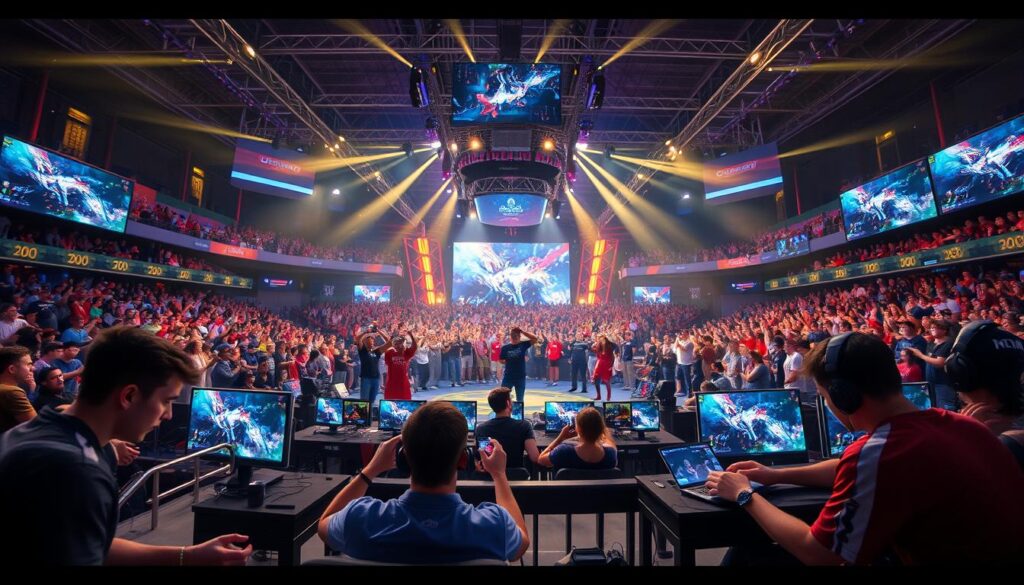 professional eSports matches